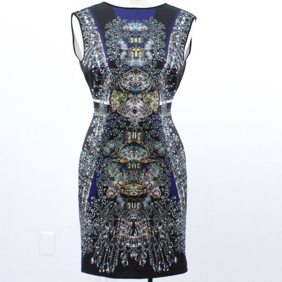 Clover Canyon L Versace-Style Print Scuba Dress - Picture 14 of 14